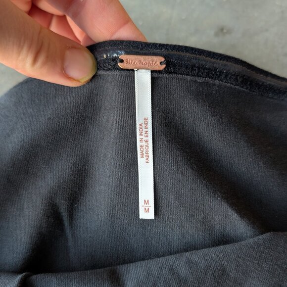 Free People Onda Drop Waist Tube Mini Dress in Black medium - Picture 6 of 8